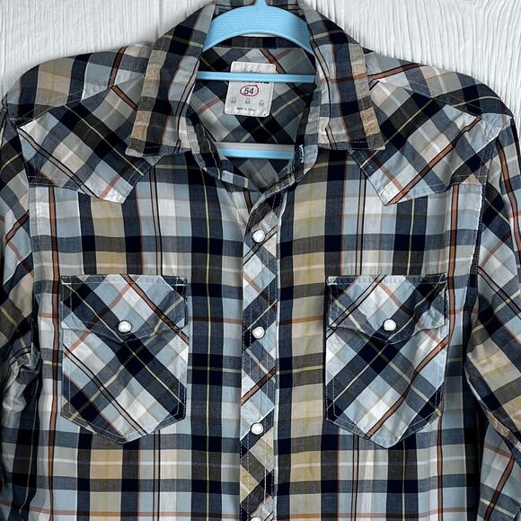 Fossil shirt women’s pearl snap, size medium, long sleeve. Vintage fit. - Picture 3 of 7